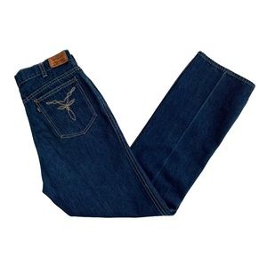 Vintage 1980s Levi's Movin On Dark Wash Cotton Straight Leg Jeans Unisex 32x31